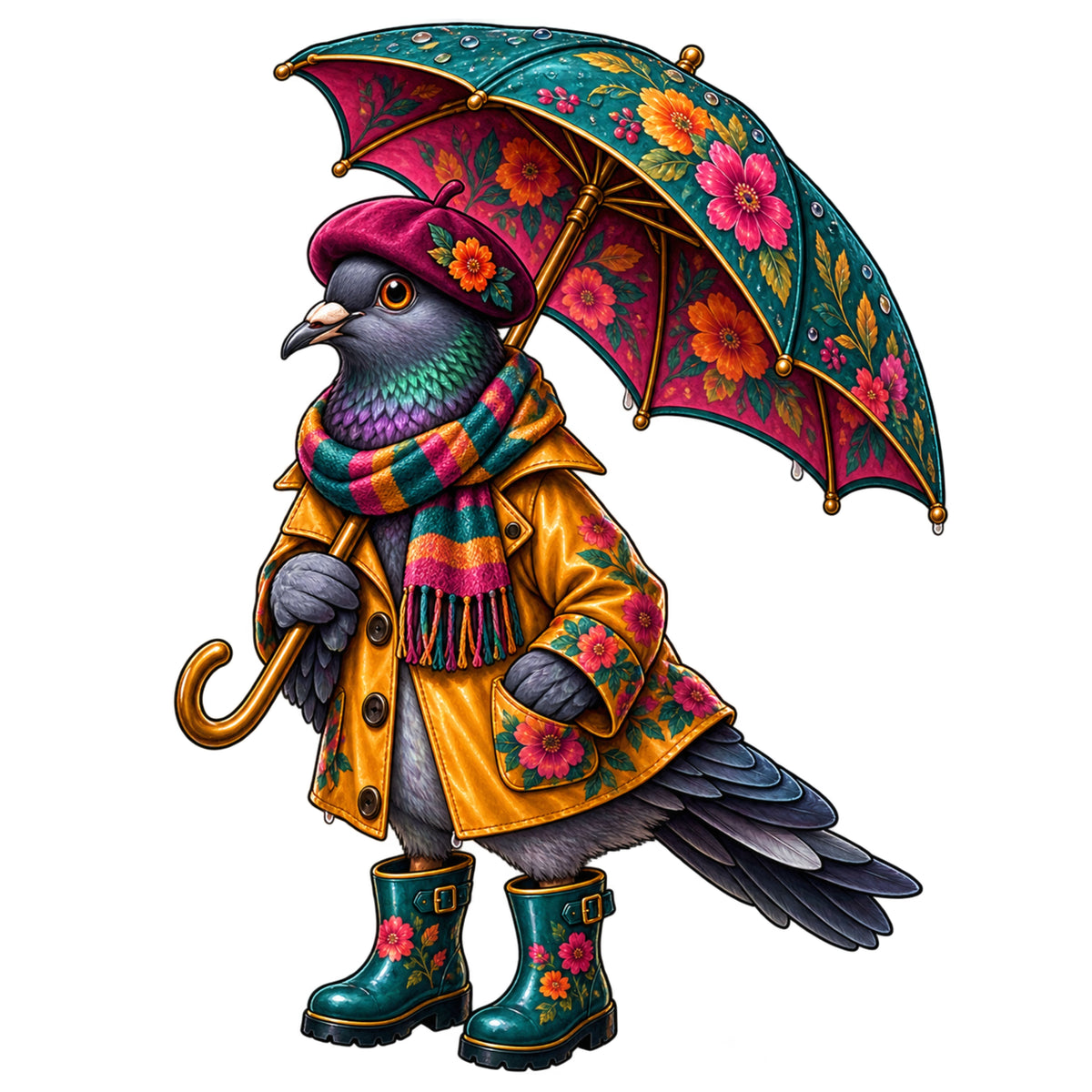 Dressed for a Drizzle – Fall Cover Minder