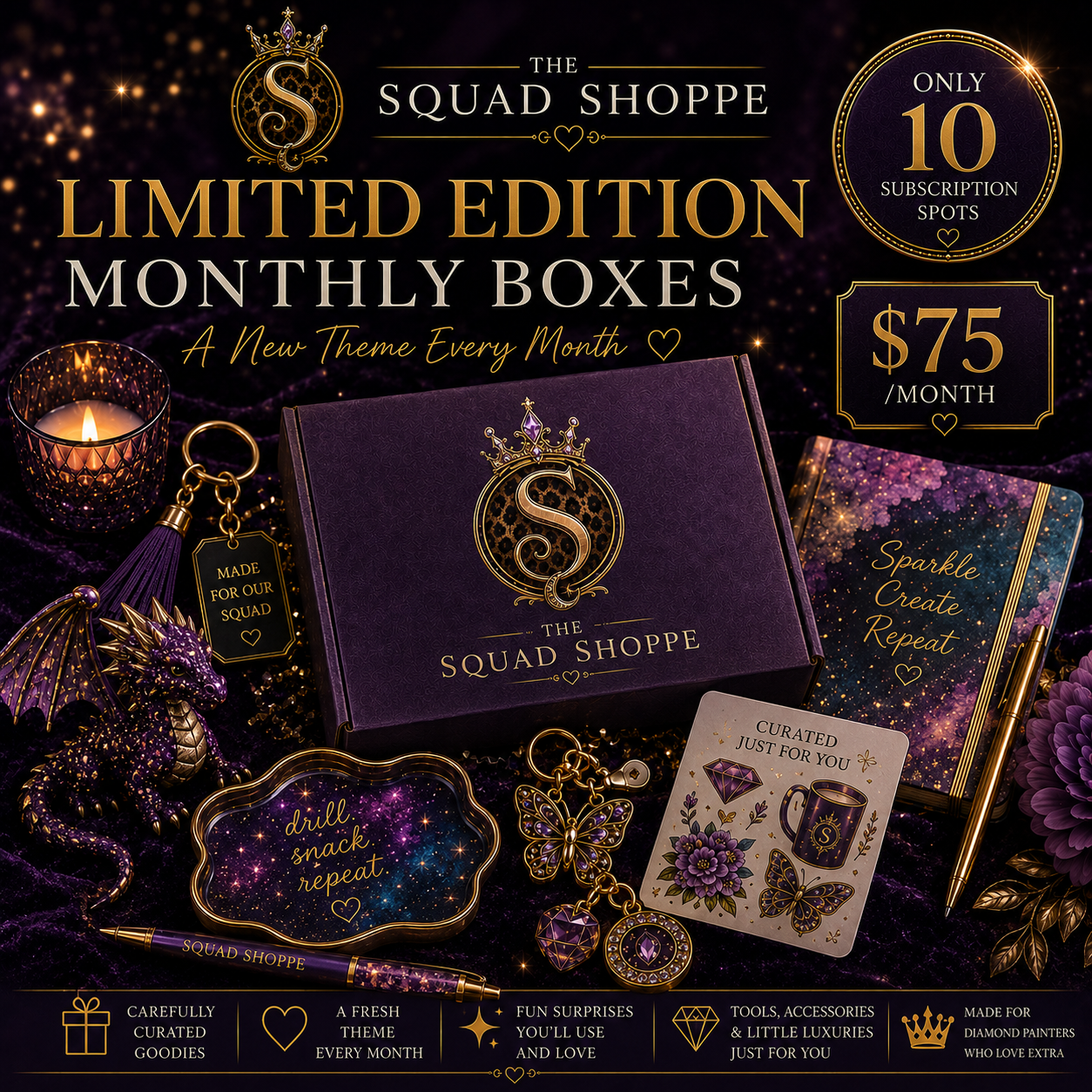 Squad Shoppe β Limited Edition Monthly Boxes - Subscription