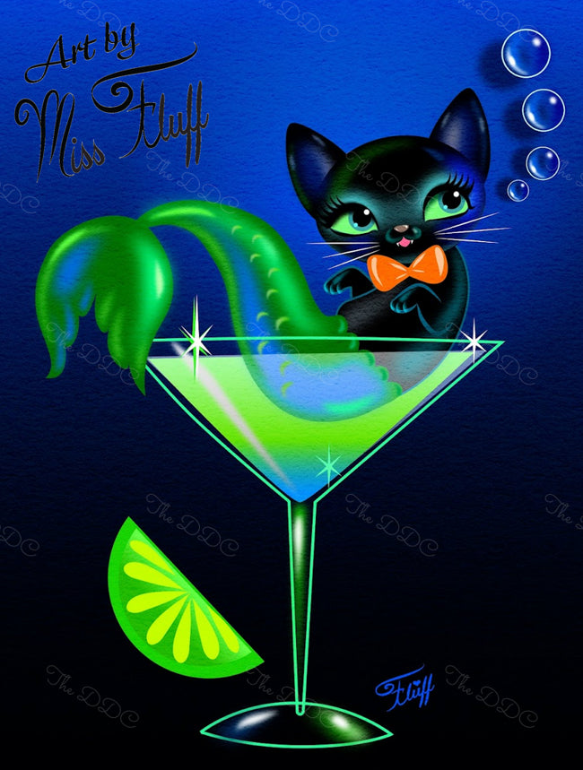 Merkitty Martini - Miss Fluff - The Diamond Design Co.
