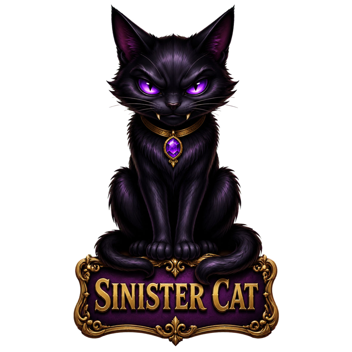 Sinister Cat – Limited-Edition Acrylic Cover Minder