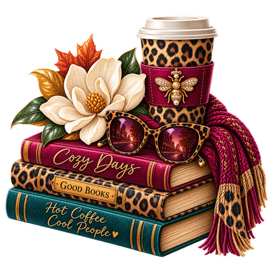 Booked for a Cozy Day – Fall Cover Minder