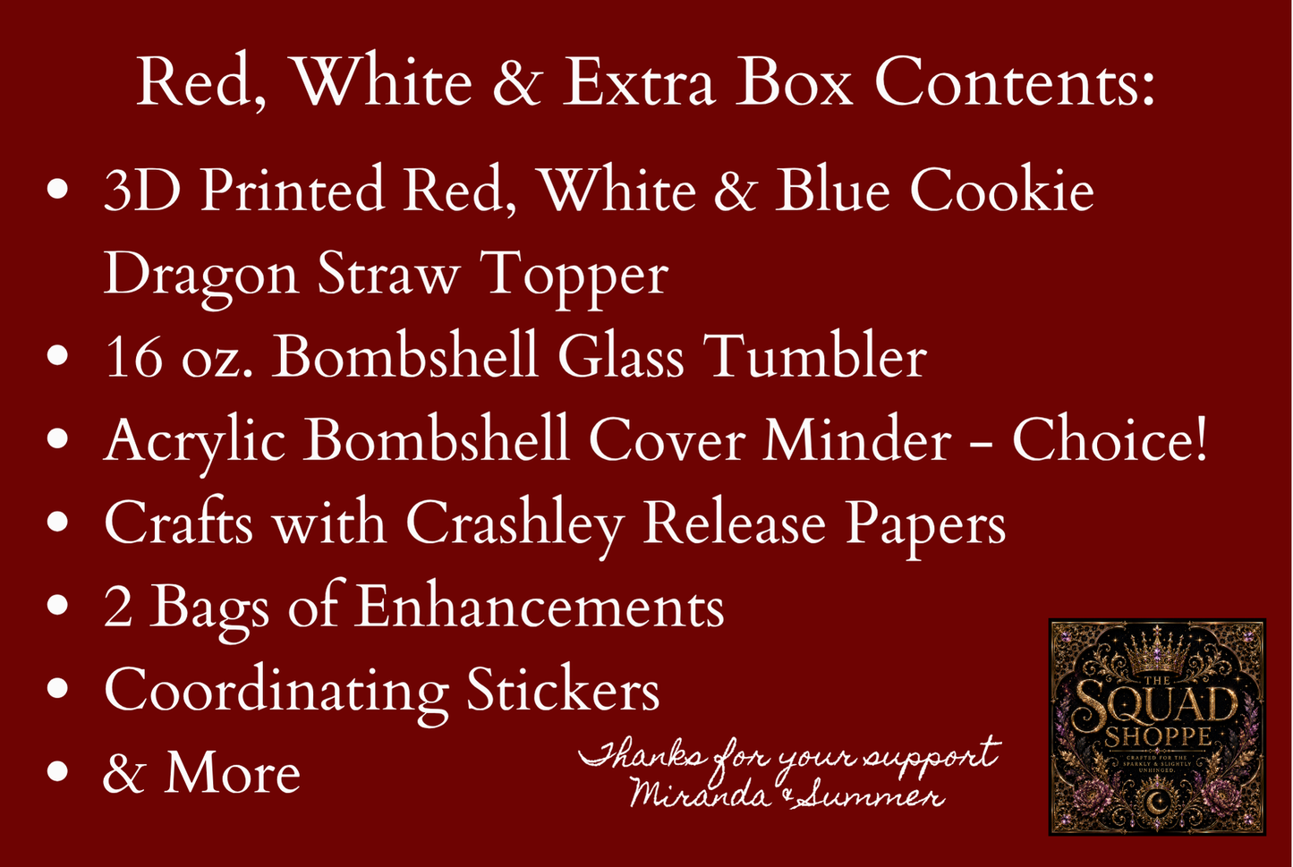 Red, White &amp; Extra – July 2026 Limited Edition Collector's Box