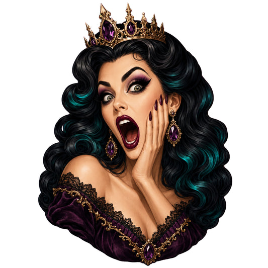 Raven-Haired Scream Queen – Limited-Edition Acrylic Cover Minder