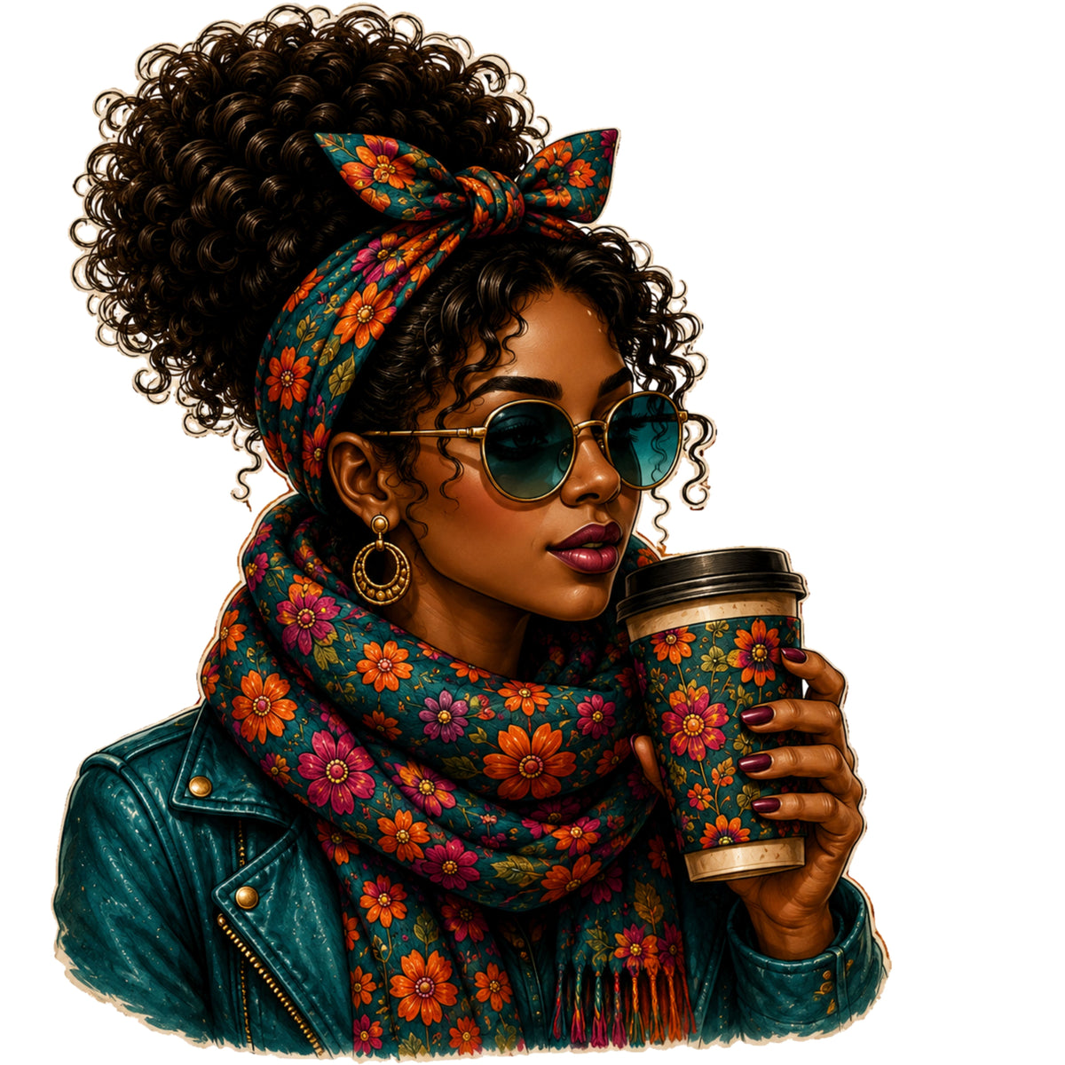 Coffee in Full Bloom – Fall Cover Minder