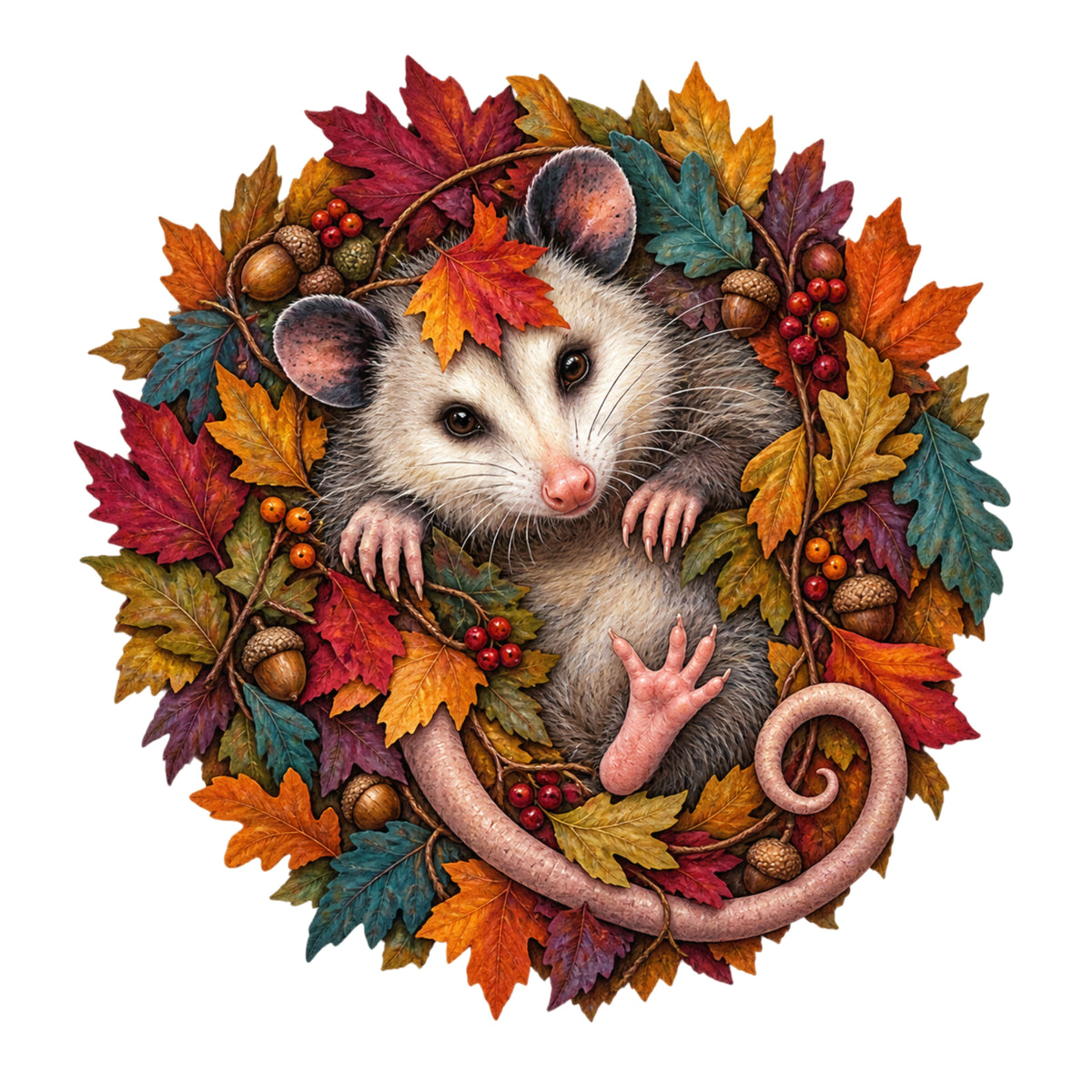 Awesome Possum Autumn – Fall Cover Minder