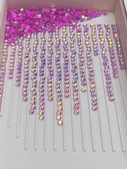 Dark Pink Luminous Opal