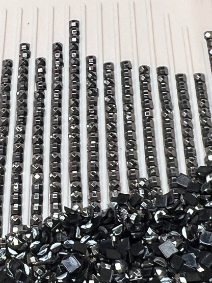 Metal Luxe Square - Gunmetal