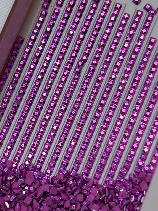 Metal Luxe Square - Amethyst