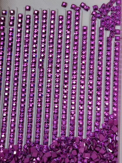 Metal Luxe Square - Amethyst