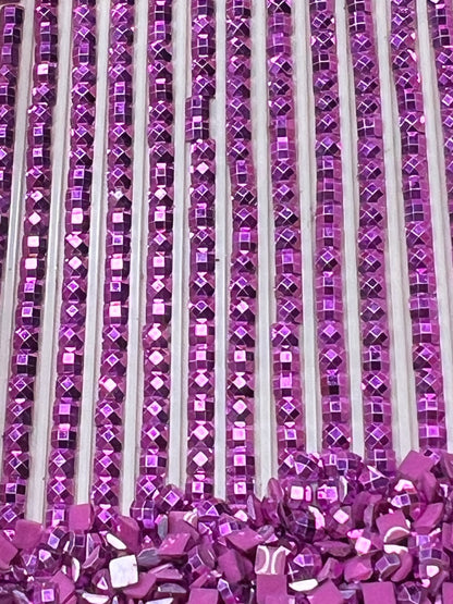 Metal Luxe Square - Amethyst