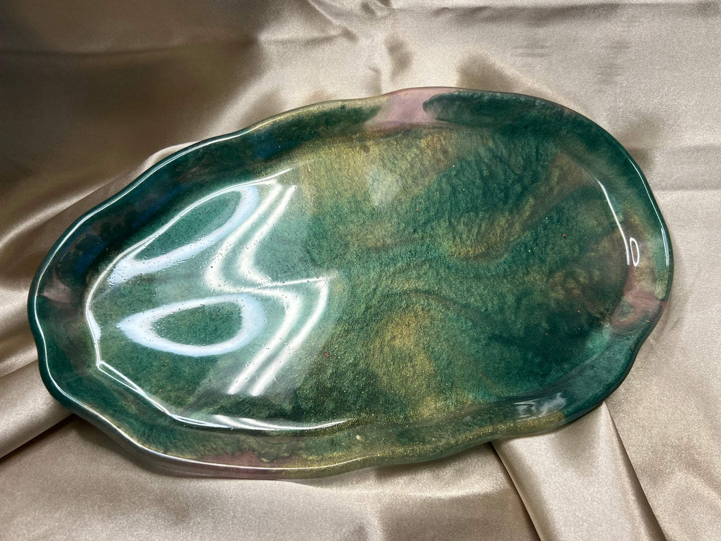 Miranda Made | Whispering Glen | XL Elegantly Feral Trinket Tray