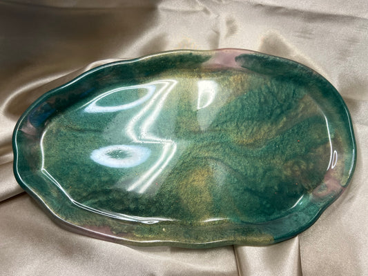 Miranda Made | Whispering Glen | XL Elegantly Feral Trinket Tray