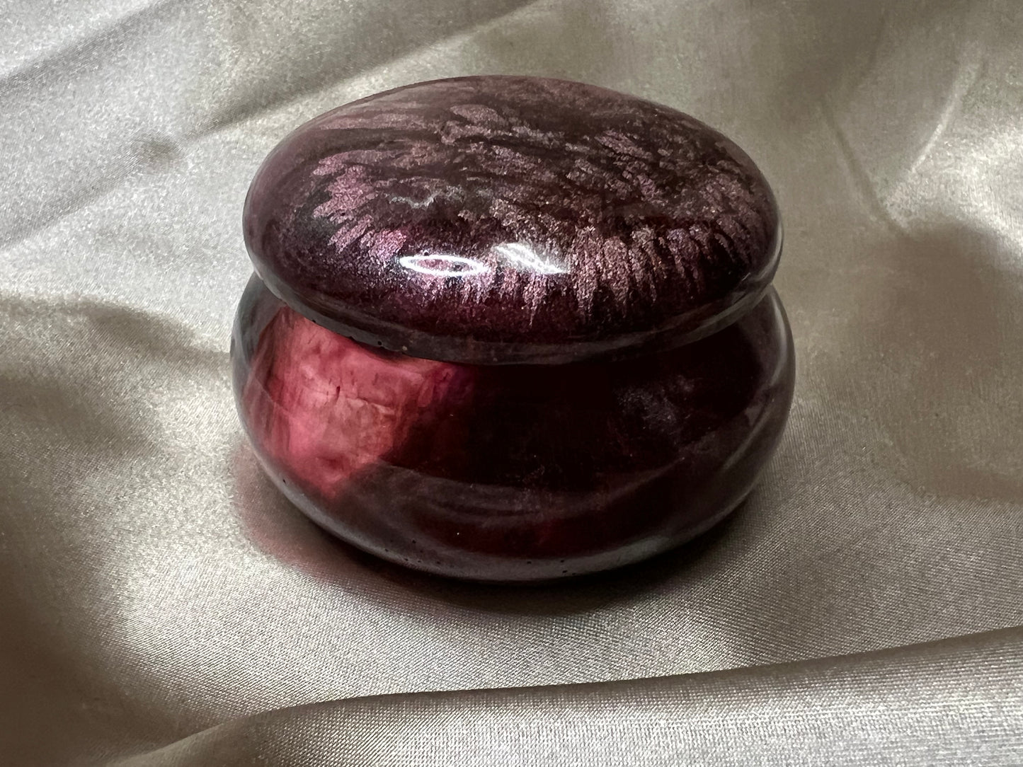 Miranda Made | Crimson Noir | Trinket Tray & Trash Pot Set