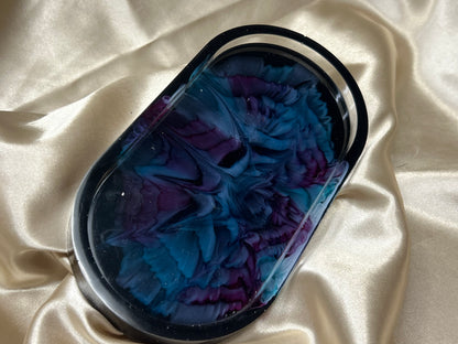 Miranda Made | Sapphire Eclipse | Midnight Bloom Trinket Tray