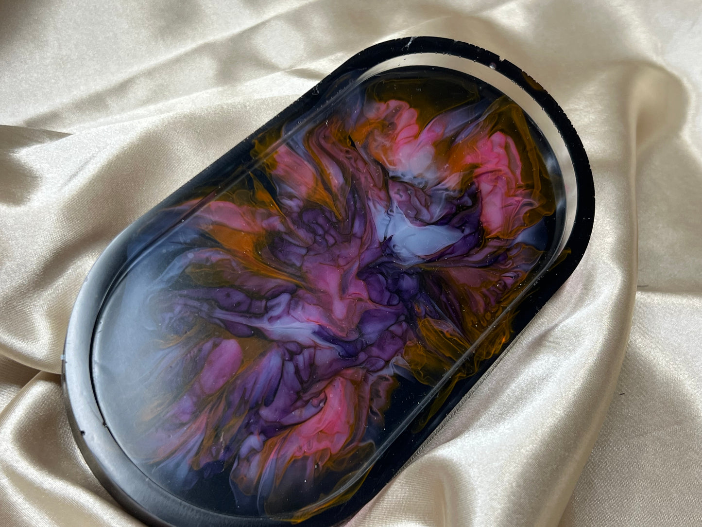 Miranda Made | Twilight Ember | Midnight Bloom Trinket Tray