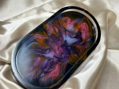 Miranda Made | Twilight Ember | Midnight Bloom Trinket Tray