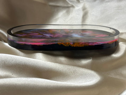 Miranda Made | Twilight Ember | Midnight Bloom Trinket Tray