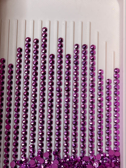 Metal Luxe Round - Amethyst