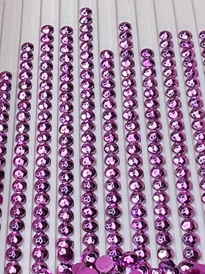 Metal Luxe Round - Amethyst