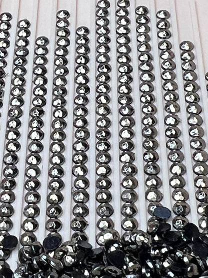 Metal Luxe Round - Gunmetal