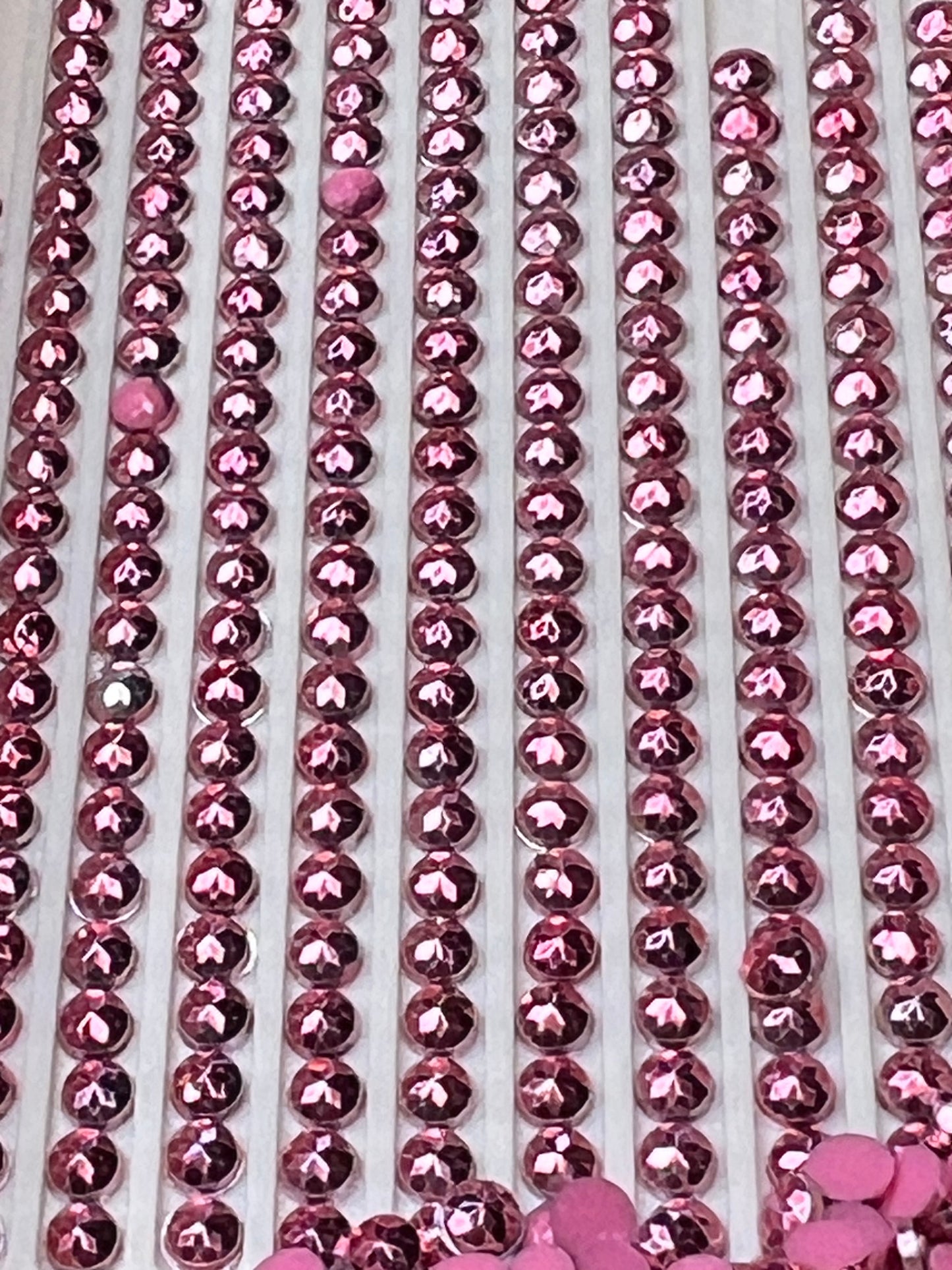 Metal Luxe Round - Rose Quartz