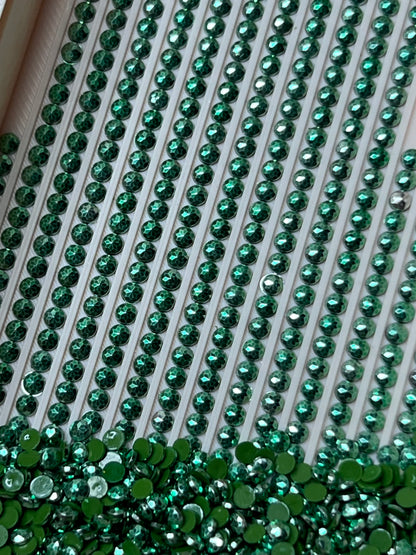 Metal Luxe Round - Emerald