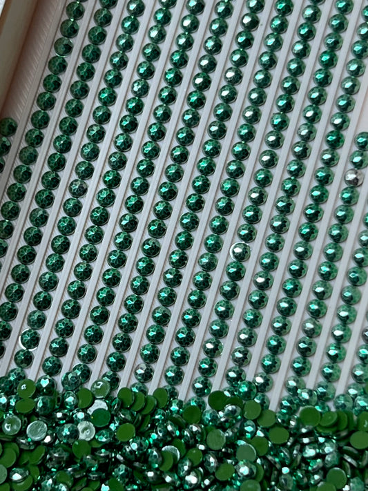 Metal Luxe Round - Emerald