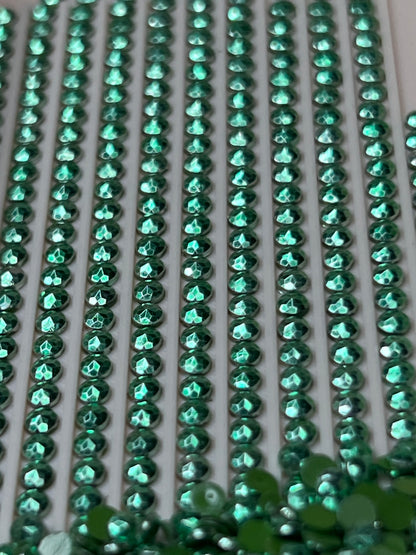 Metal Luxe Round - Emerald