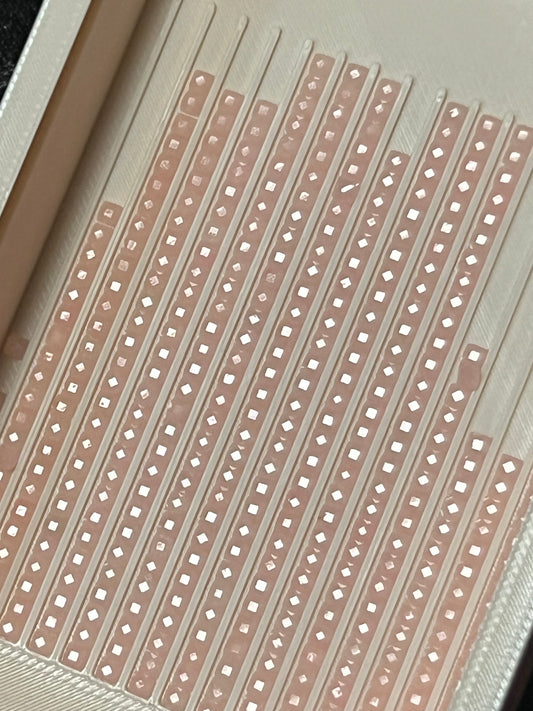 002 – Plumeria Pink | Fireflies Squares