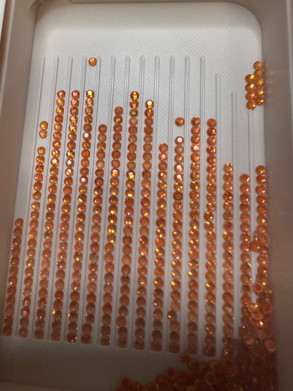 Celestial Radiance – Orange Mocha Opal