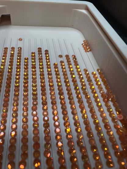 Celestial Radiance – Orange Mocha Opal