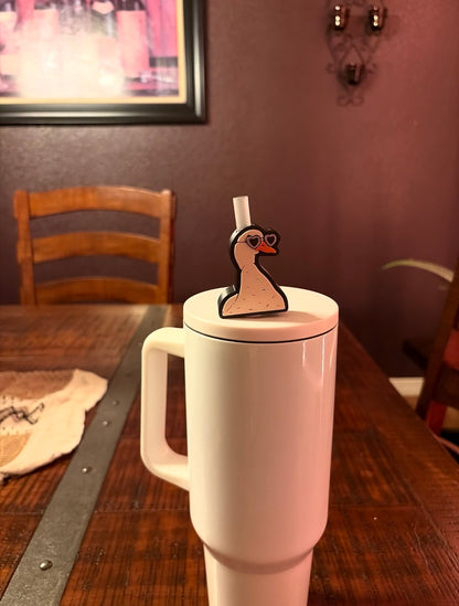 Silly Goose Straw Topper