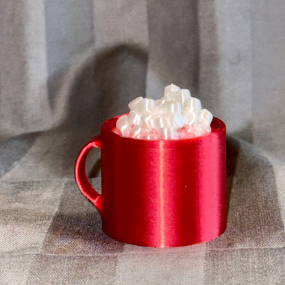 ❤️❄️ Cocoa in Crimson — Straw Topper