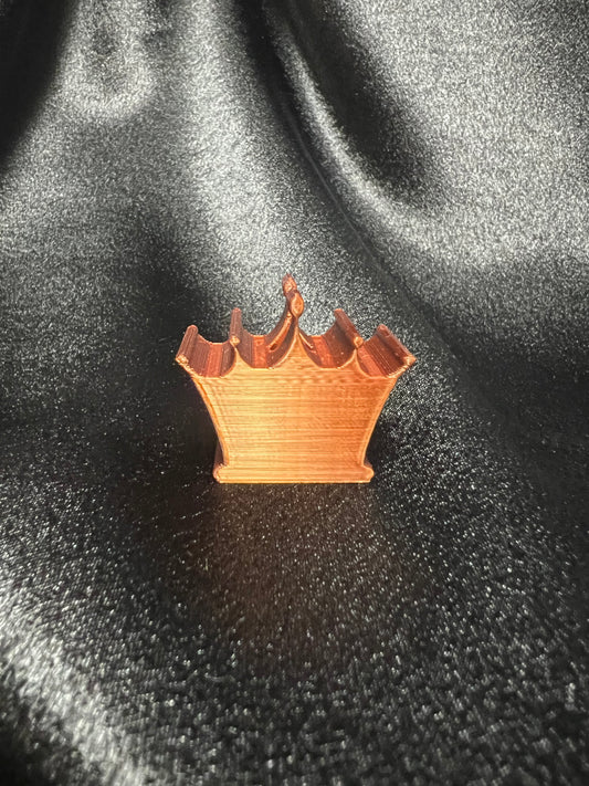 Crowned & Chaotic — Straw Topper