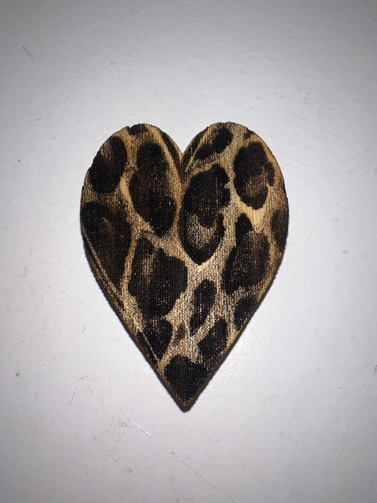 Leopard Print Wooden Cover Minder