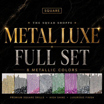 Metal Luxe Square Drills - Full Set (8 Colors)