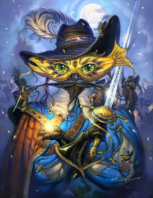 Cavalier Cat - Jeff Haynie - Diamond Art Club