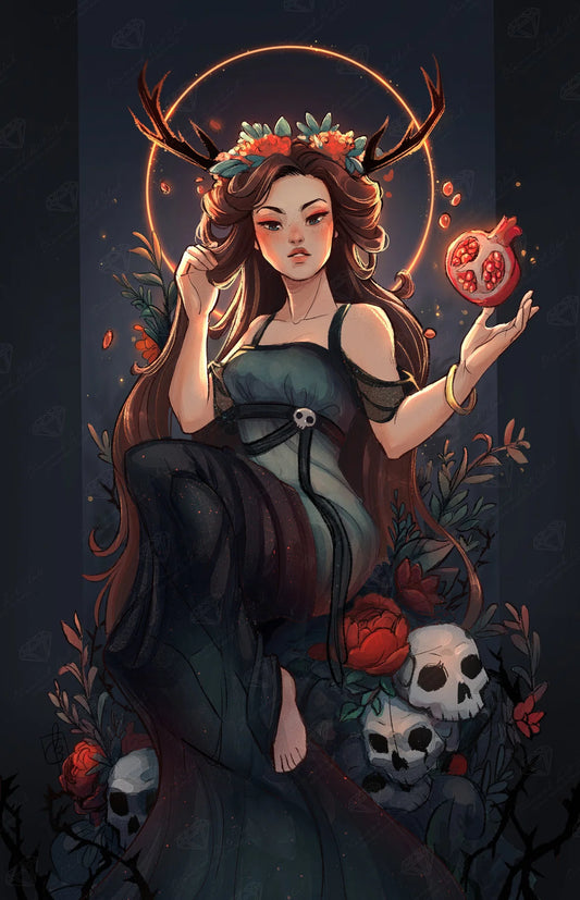 Persephone, Queen of the Underworld - ChrissaBug - Diamond Art Club
