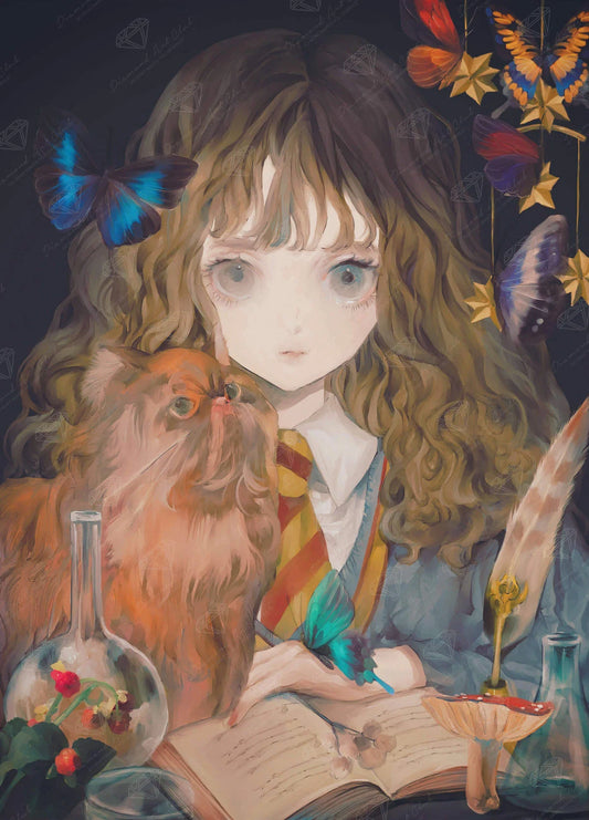 Schoolwork and Friends - Harry Potter - Diamond Art Club